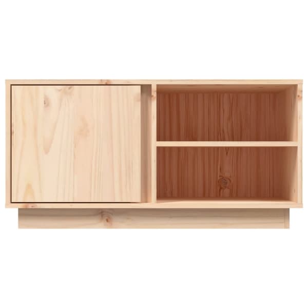 Tv-bänk 80x35x40,5 cm massiv furu