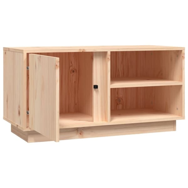 Tv-bänk 80x35x40,5 cm massiv furu