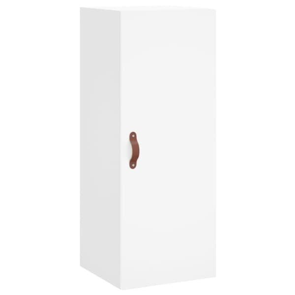 skab 34,5x34x180 cm konstrueret træ hvid