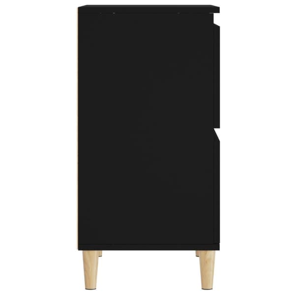 skænk 60x35x70 cm konstrueret træ sort