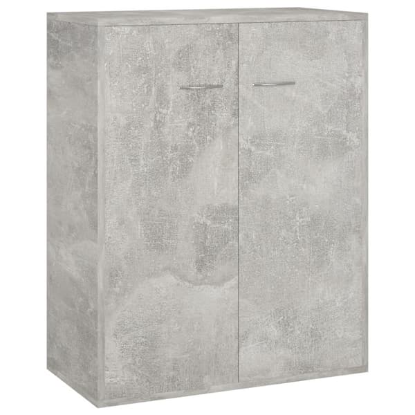 Senkki betoninharmaa 60x30x75 cm tekninen puu