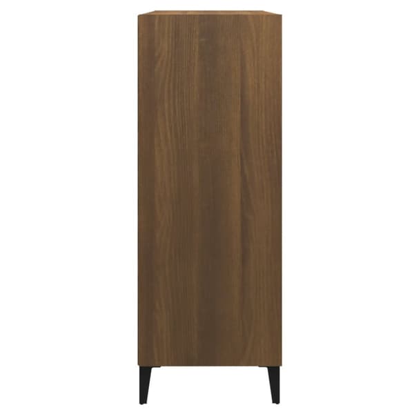 Senkki ruskea tammi 69,5x32,5x90 cm tekninen puu