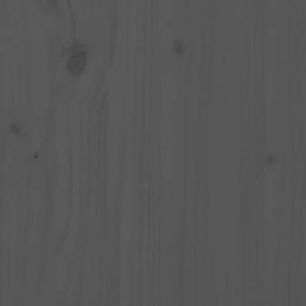 skænk 100x35x74 cm massivt fyrretræ grå