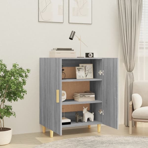 Senkki harmaa Sonoma 70x34x90 cm tekninen puu