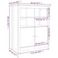 Pikkukuva 10 / 10: Senkki hunajanruskea 83x41,5x100 cm täysi mänty