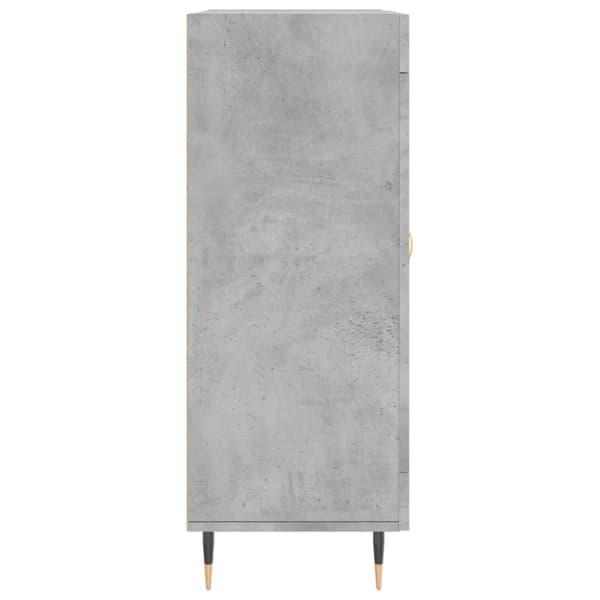 skænk 69,5x34x90 cm konstrueret træ betongrå