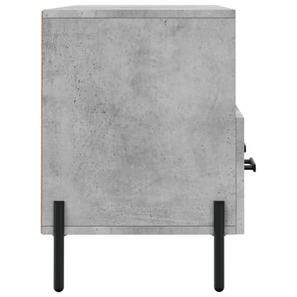 Tv-bänk betonggrå 102x36x50 cm konstruerat trä