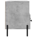 Miniatyrbild 7 av 10: Tv-bänk betonggrå 102x36x50 cm konstruerat trä