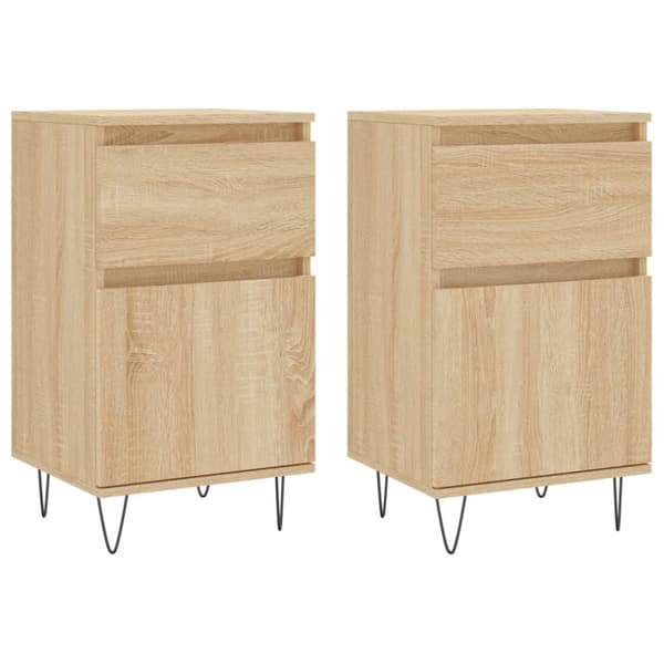 Senkit 2 kpl Sonoma tammi 40x35x70 cm tekninen puu