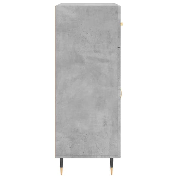 skænk 69,5x34x90 cm konstrueret træ betongrå