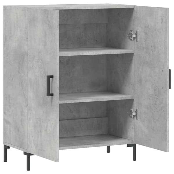 Senkki betoninharmaa 69,5x34x90 cm tekninen puu