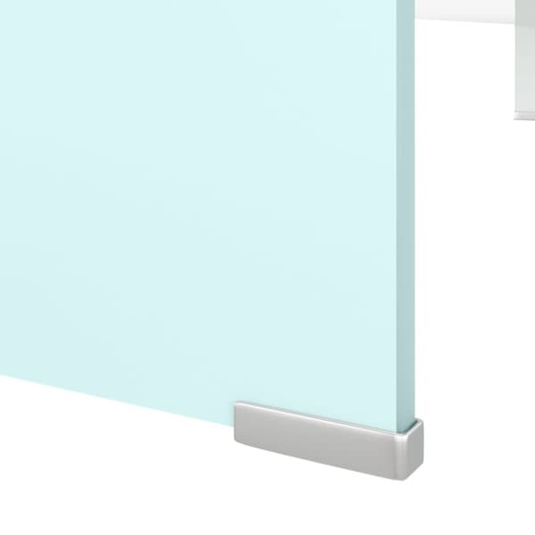 tv-stativ/skærmforhøjer 110x30x13 cm glas grøn