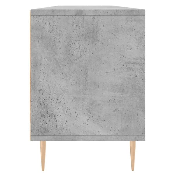TV-taso betoninharmaa 150x30x44,5 cm tekninen puu