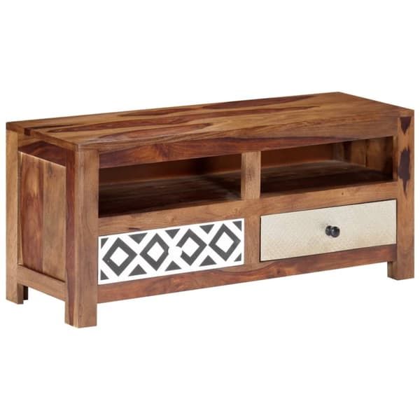 tv-skab 90x30x40 cm massivt sheeshamtræ
