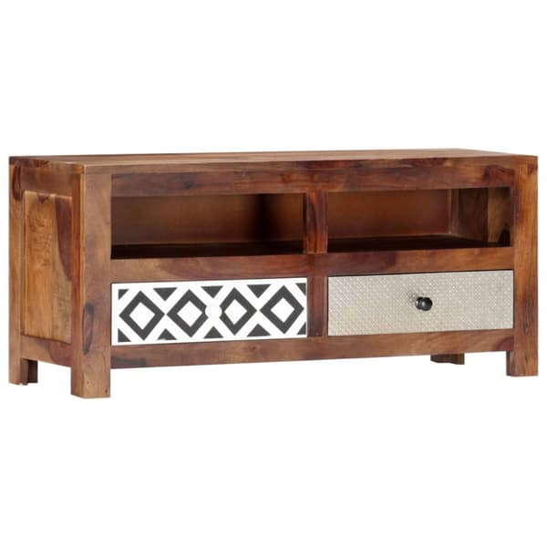 tv-skab 90x30x40 cm massivt sheeshamtræ