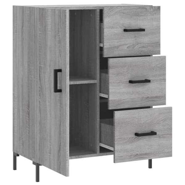 Senkki harmaa Sonoma 69,5x34x90 cm tekninen puu