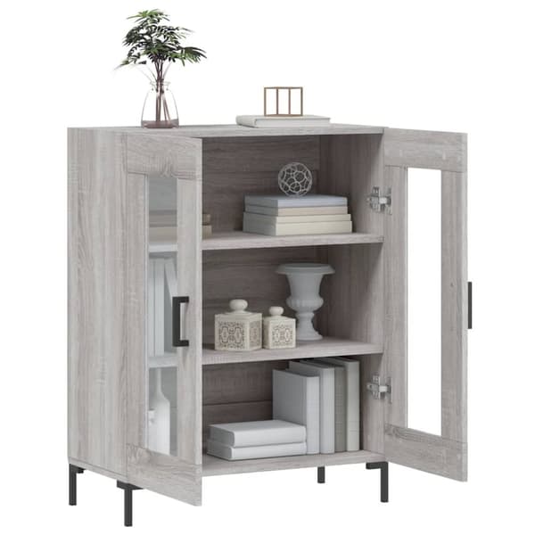 Senkki harmaa Sonoma 69,5x34x90 cm tekninen puu
