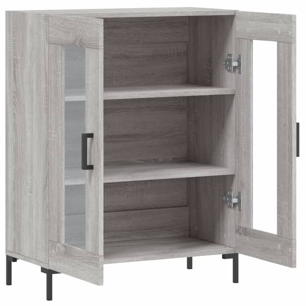Senkki harmaa Sonoma 69,5x34x90 cm tekninen puu