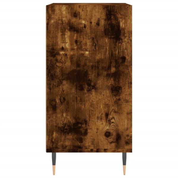 skænk 57x35x70 cm konstrueret træ røget egetræsfarve