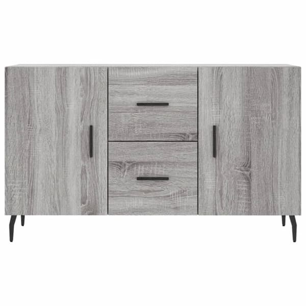 skænk 100x36x60 cm konstrueret træ grå sonoma-eg