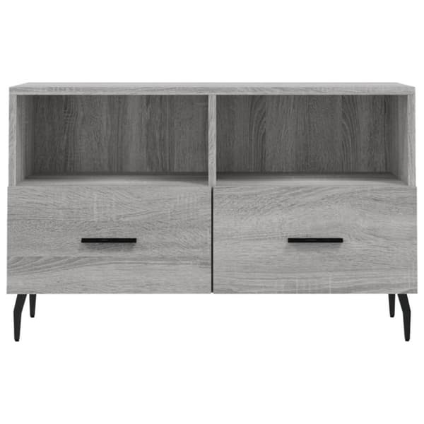 Tv-bänk grå sonoma 80x36x50 cm konstruerat trä