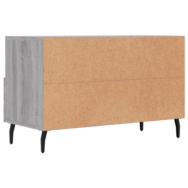 Tv-bänk grå sonoma 80x36x50 cm konstruerat trä