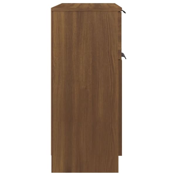 skænk 60x30x70 cm konstrueret træ brun egetræsfarve