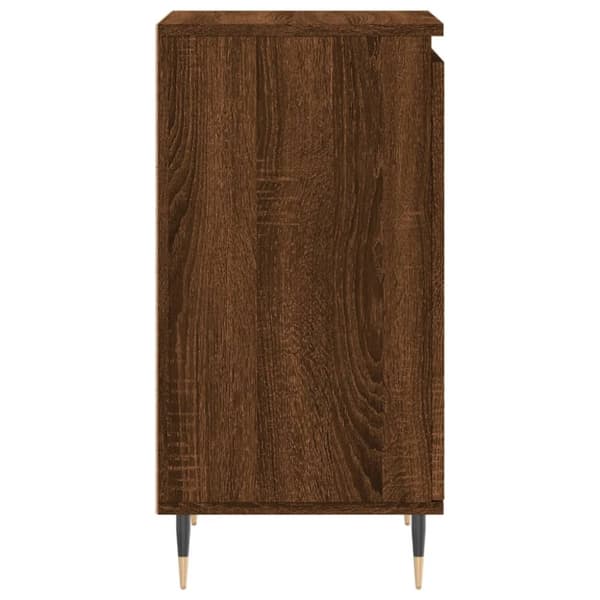 skænk 40x35x70 cm konstrueret træ brun egetræsfarve