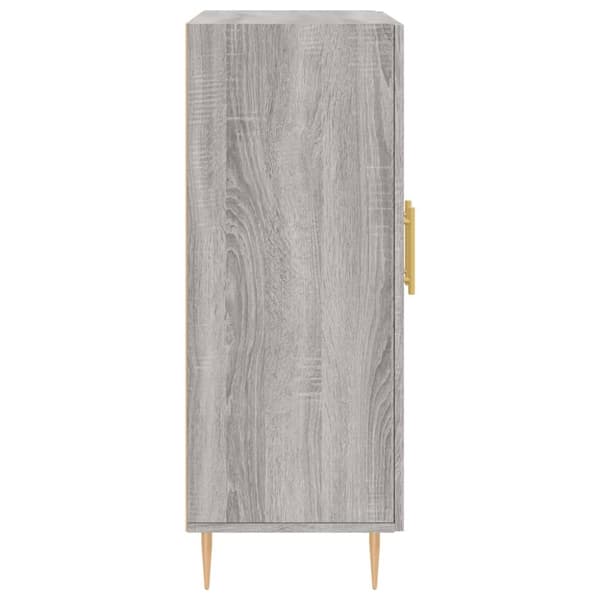 skænk 69,5x34x90 cm konstrueret træ grå sonoma-eg