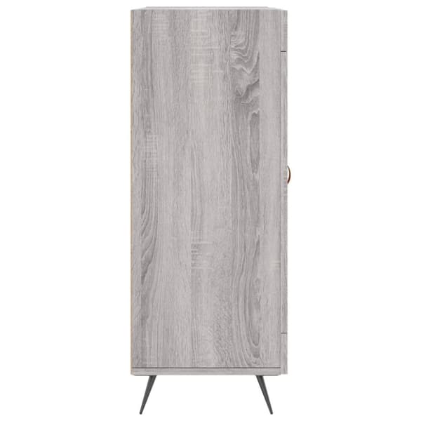 skænk 69,5x34x90 cm konstrueret træ grå sonoma-eg