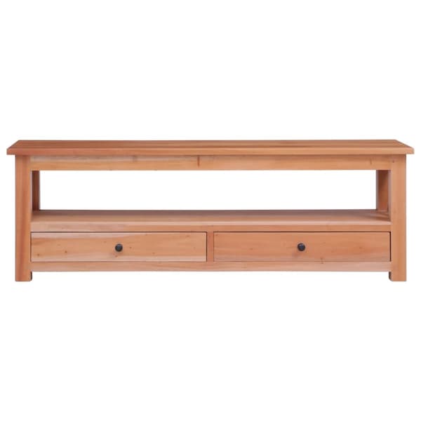 TV-bänk 115x30x40 cm massiv mahogny