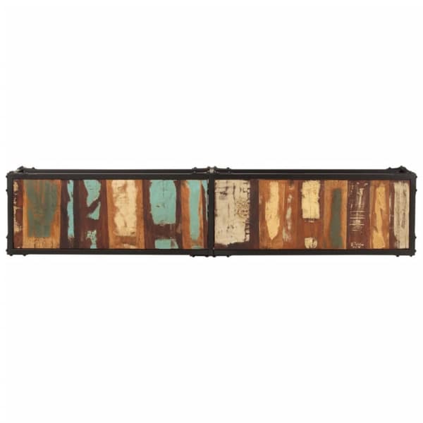 tv-bord 150x30x41 cm massivt genbrugstræ