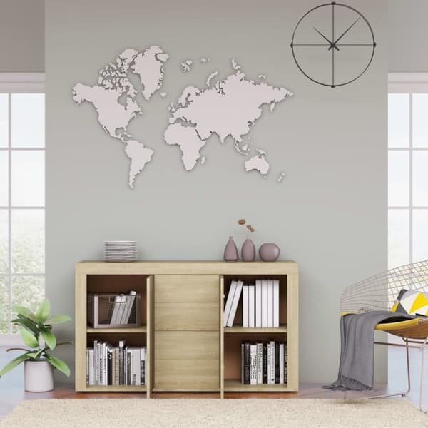 skænk 120x36x69 cm konstrueret træ sonoma-eg