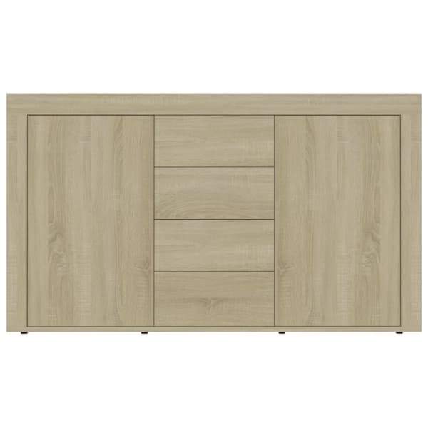 skænk 120x36x69 cm konstrueret træ sonoma-eg
