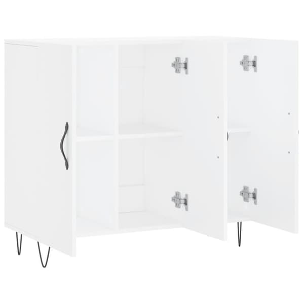 skab 90x34x80 cm konstrueret træ hvid