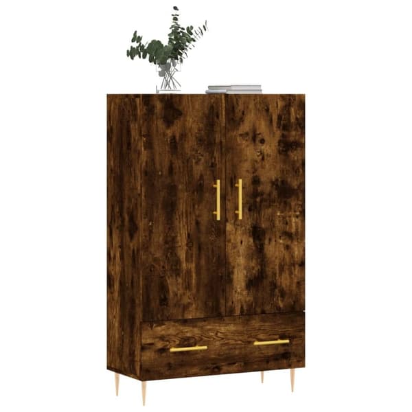 skab 69,5x31x115 cm konstrueret træ røget sonoma-eg