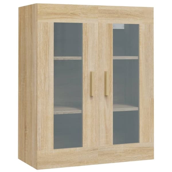 vægskab 69,5x34x90 cm sonoma-eg