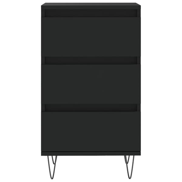 Senkki musta 40x35x70 cm tekninen puu