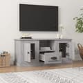 Miniatyrbild 3 av 10: Tv-bänk grå sonoma 100x35,5x45 cm konstruerat trä