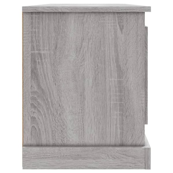 Tv-bänk grå sonoma 100x35,5x45 cm konstruerat trä