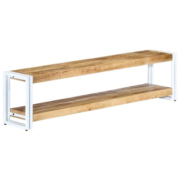 tv-skab 150x30x40 cm massivt mangotræ