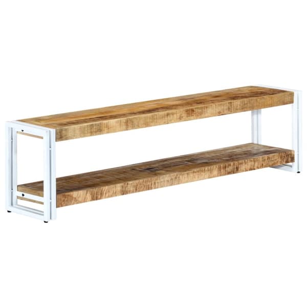 tv-skab 150x30x40 cm massivt mangotræ