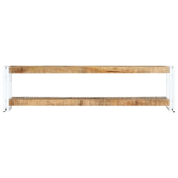 tv-skab 150x30x40 cm massivt mangotræ