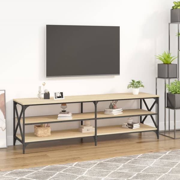 TV-taso Sonoma-tammi 160x40x50 cm tekninen puu