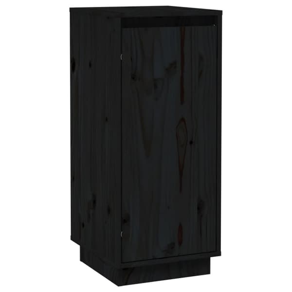 Senkit 2 kpl musta 31,5x34x75 cm täysi mänty