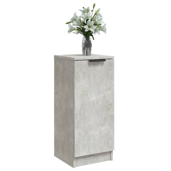 Senkit 2 kpl betoninharmaa 30x30x70 cm tekninen puu