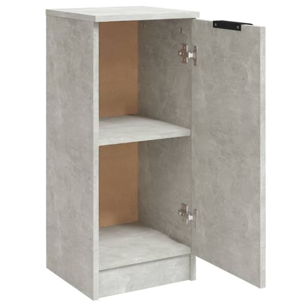 Senkit 2 kpl betoninharmaa 30x30x70 cm tekninen puu