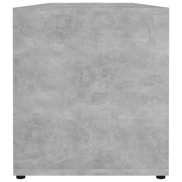 Tv-bänk betonggrå 120x34x37 cm konstruerat trä