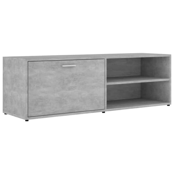 Tv-bänk betonggrå 120x34x37 cm konstruerat trä