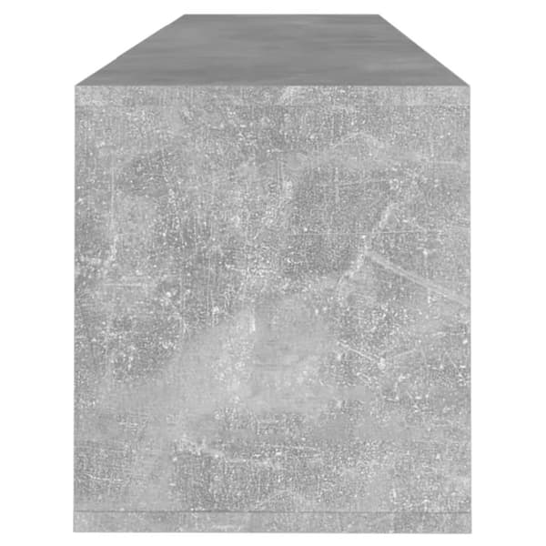 TV-bänk betonggrå 120x30x40,5 cm konstruerat trä